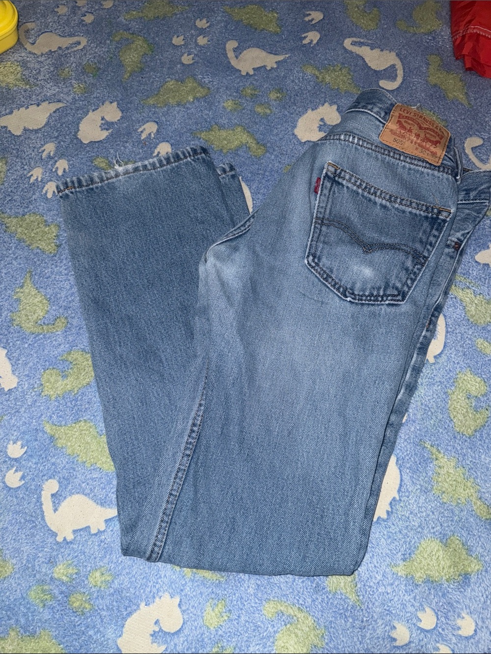 Levi's Light Blue Straight-Leg Men's 👖 505